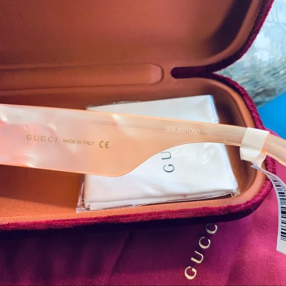 SOLD ⛔️Authentic GUCCI 52m Rect UNISEX Acetate sunglasses - Picture 5 of 11